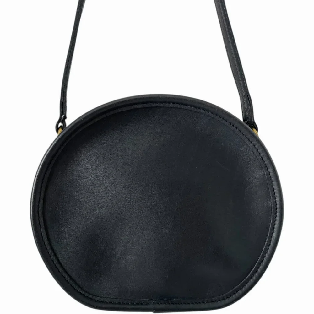 Coach Vintage Blue Leather Canteen Crossbody Bag USA 9982 Glove Tanned Classic - Picture 7 of 8